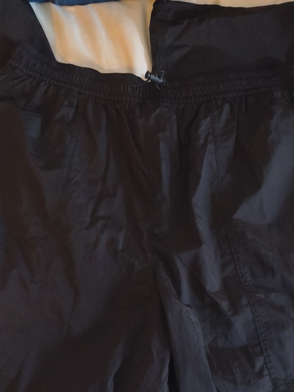 Women's Black Lightweight Drawstring Shorts